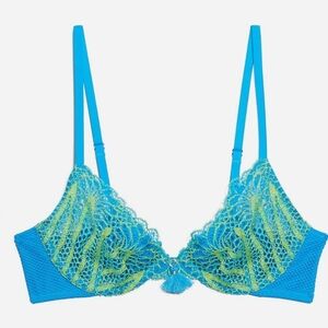 Savage X Fenty Stranded in Lace Plunge Bra. Size 34B NWT